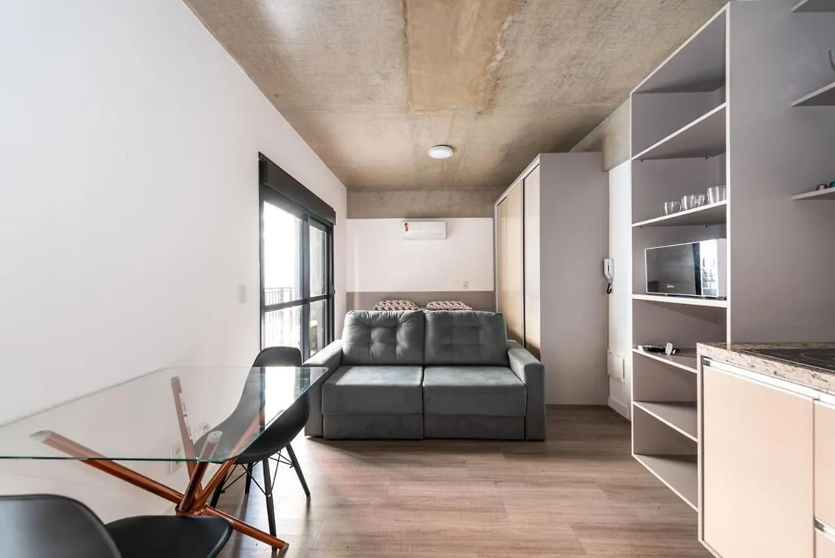 36 New Studio Balcony Paulista サンパウロ 0*,